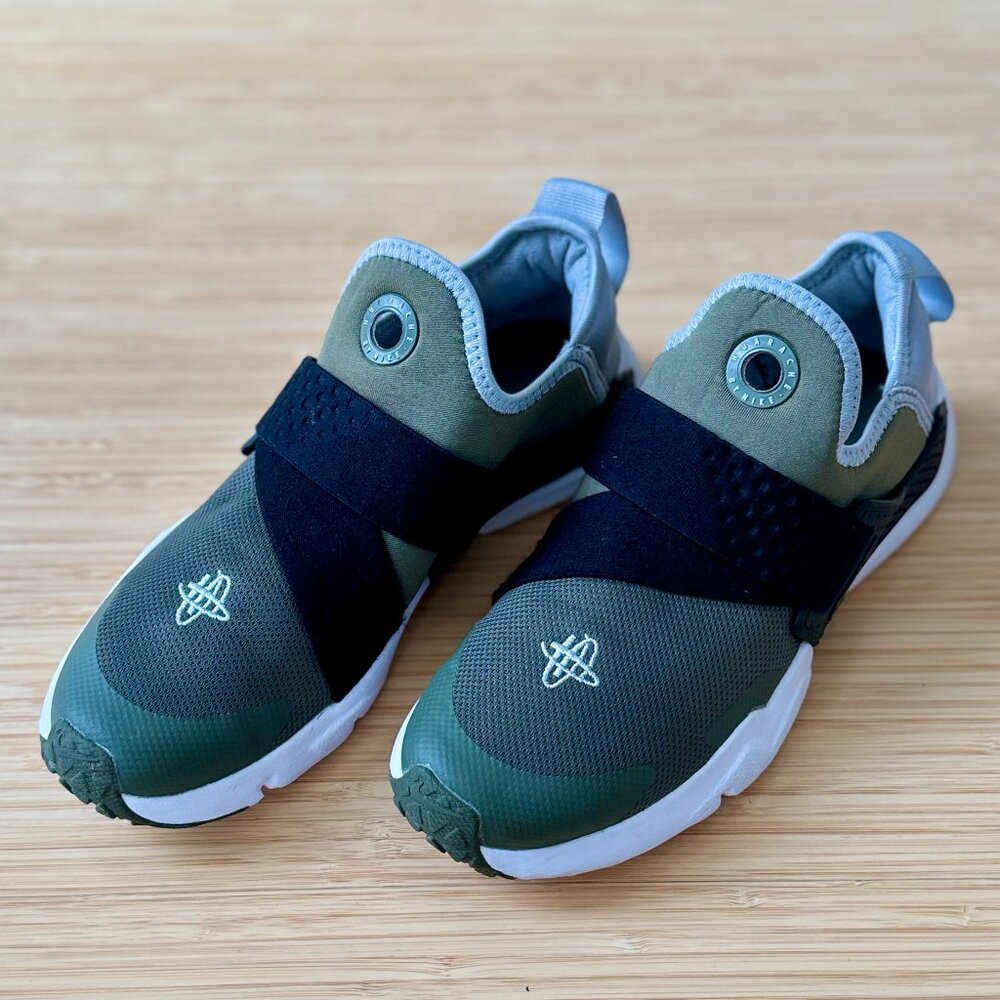 Nike Huarache Extreme GS Slip On Shoes, Olive Green, Size 3Y